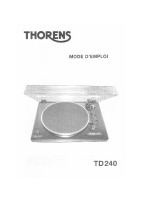 Thorens TD-240-2-Owners-Manual-FR